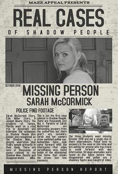 فيلم Real Cases of Shadow People The Sarah McCormick Story 2019 مترجم - باهي فيلم