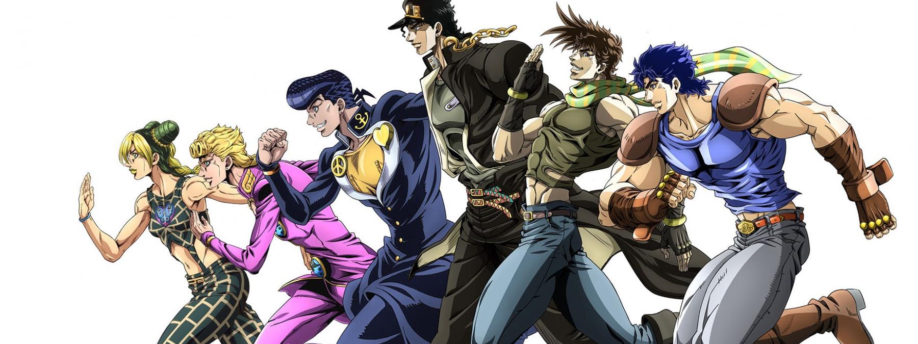 غلاف انمي JoJo's Bizarre Adventure 2012 مترجم