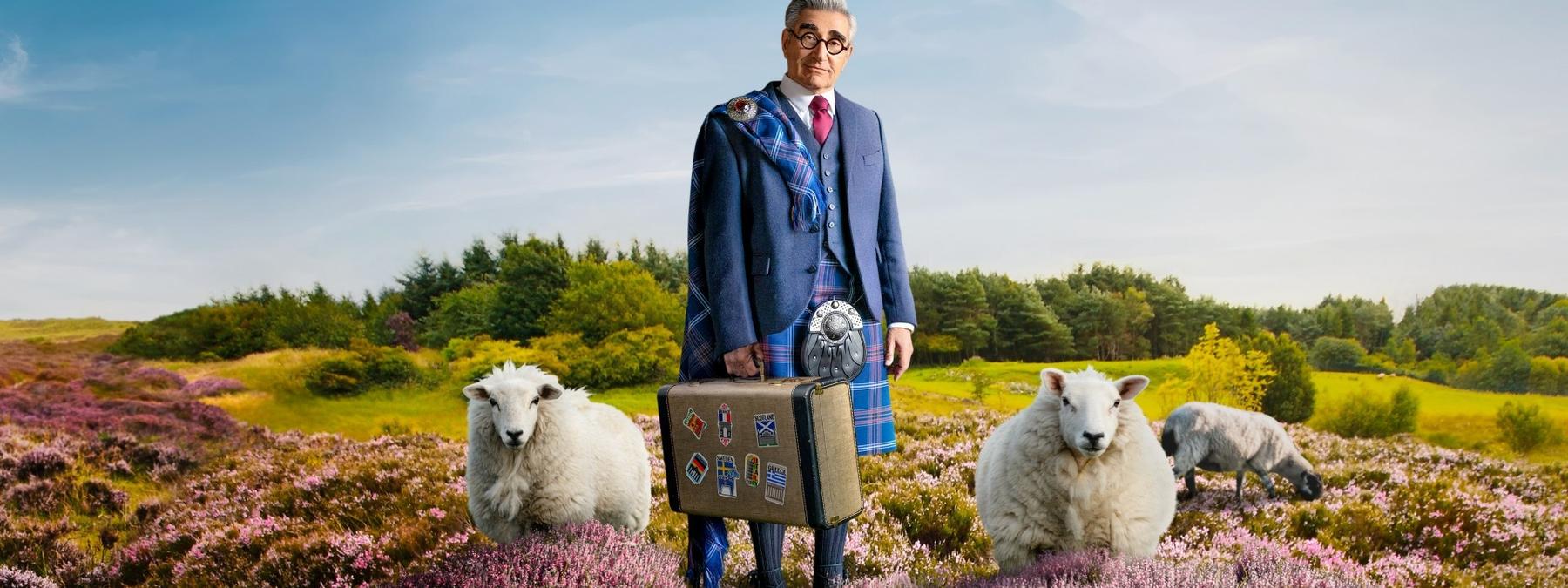 غلاف مسلسل The Reluctant Traveler with Eugene Levy 2023 مترجم