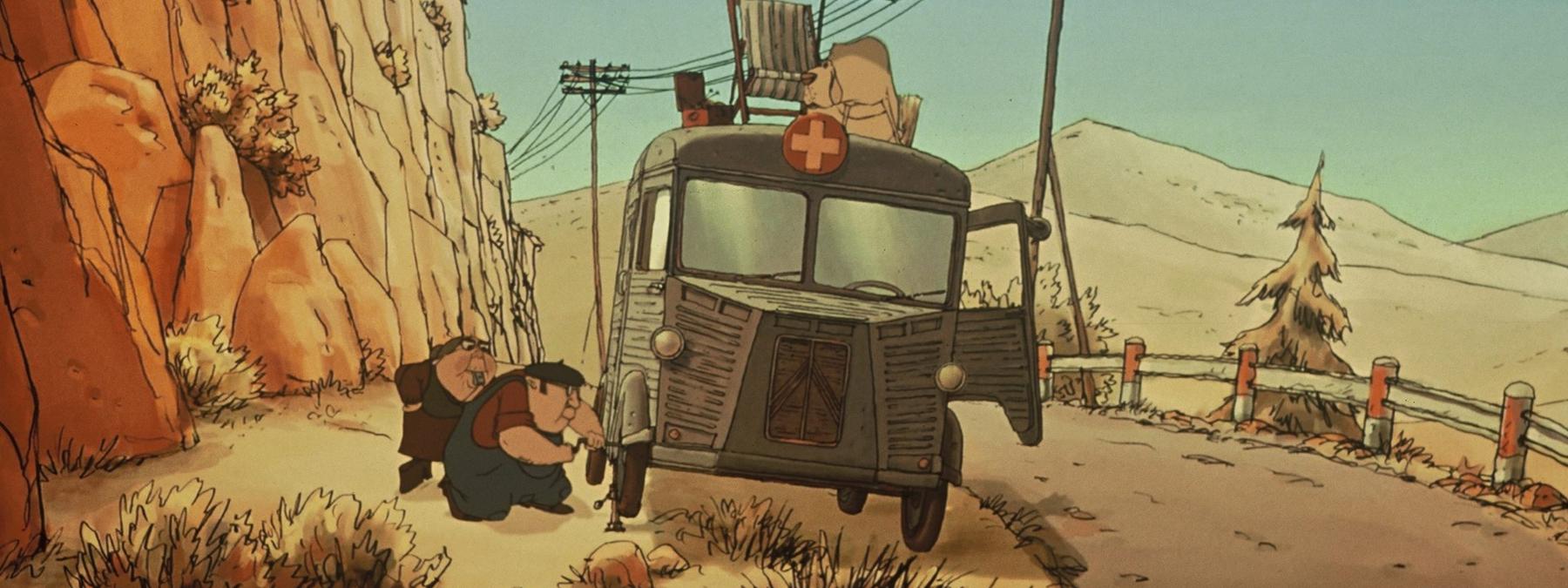 غلاف فيلم The Triplets of Belleville 2003 مترجم